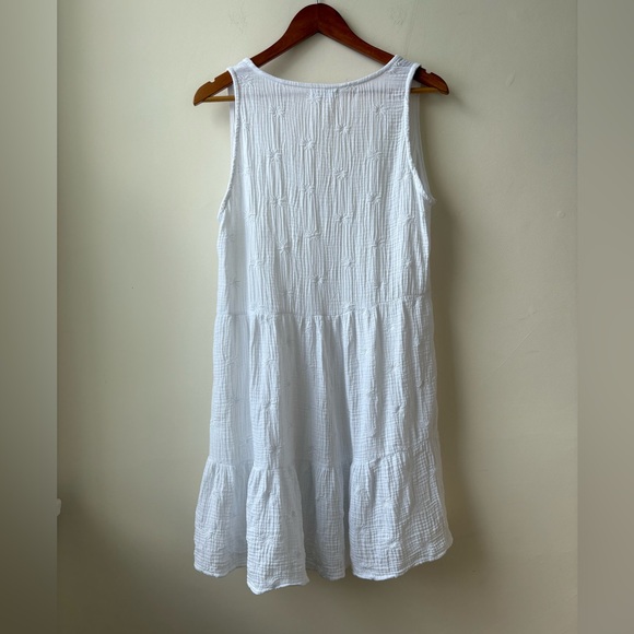 Embroidered Gauze Cotton Summer Dress - Picture 3 of 12